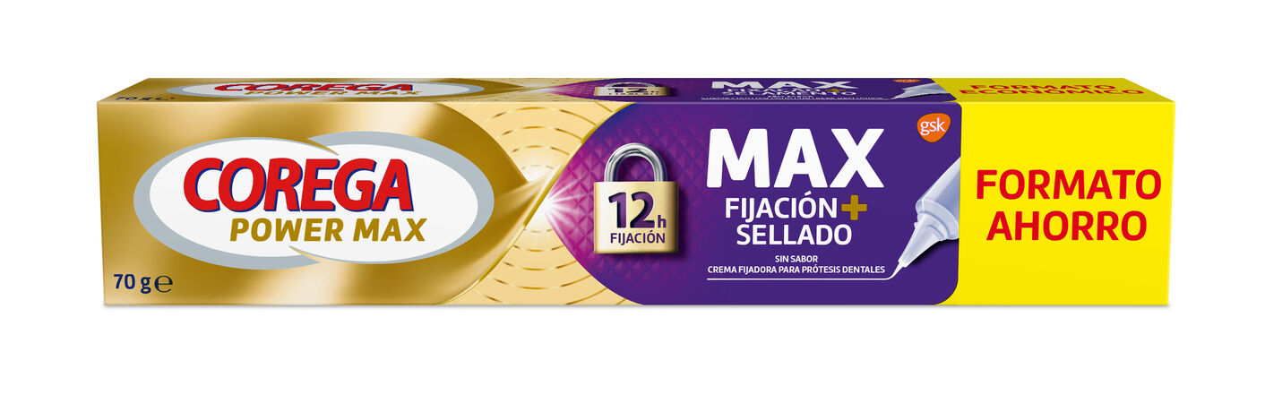 Crema dental fijadora Corega 70 gr Máximo Sellado