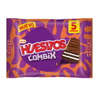 Chocolatinas de chocolate con leche y relleno de nata Huesitos Combix 5unid