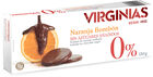 Turr&oacute;n con rodajas de naranja ba&ntilde;adas en chocolate sin az&uacute;cares a&ntilde;adidos Virginias 150g
