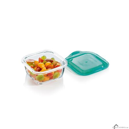 Recipiente Luminarc 76cl cuadrado con tapa