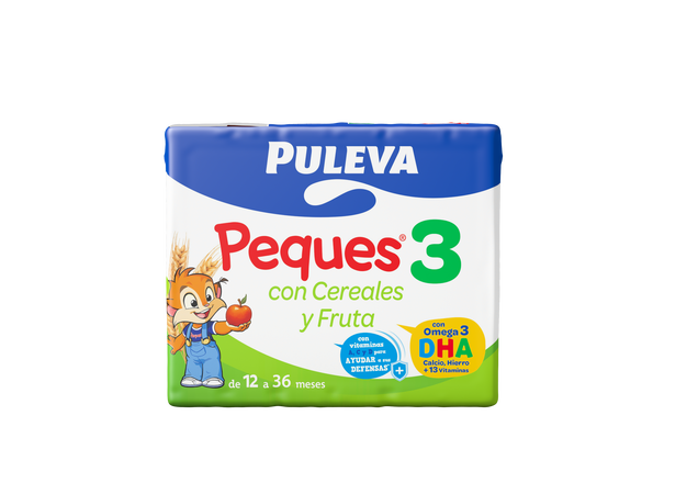 Leche crecimiento Puleva Peques cereales fruta 200ml