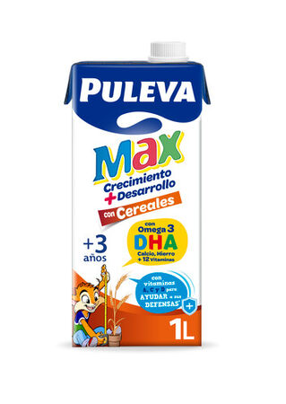 Bebida láctea Puleva max crecimiento desarrollo 1l cereales