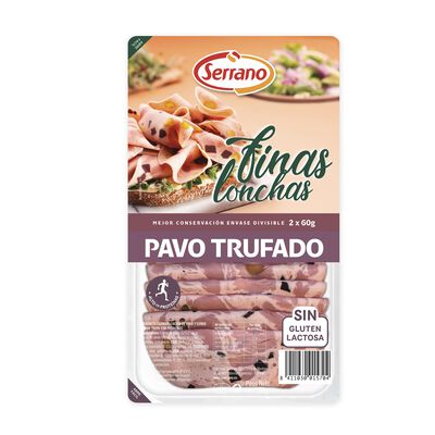 Pavo trufado finas lonchas Serrano 2 x 60g