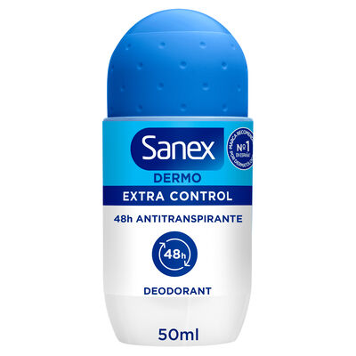 Desodorante roll-on 48h Sanex Dermo Extra Control 50ml