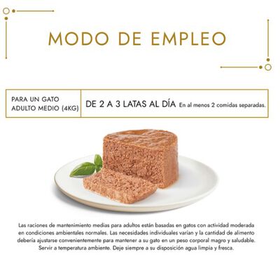 Alimento h&uacute;medo para gato gourmet Gold P24 mousse