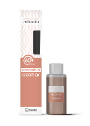 Ambientador tipo mikado recambio Lanta 50ml azahar