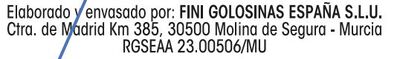 Golosinas Alipende 200g moras
