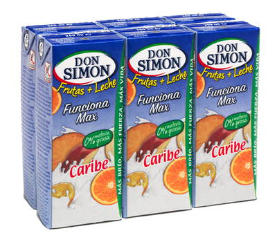 Zumo fruta con leche Don Simon pack 6