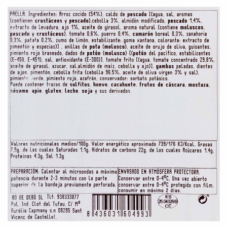 Paella mixta Bo De Debó 250g