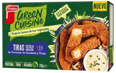 Tiras Findus Green Cuisine proteína guisante trigo 210g