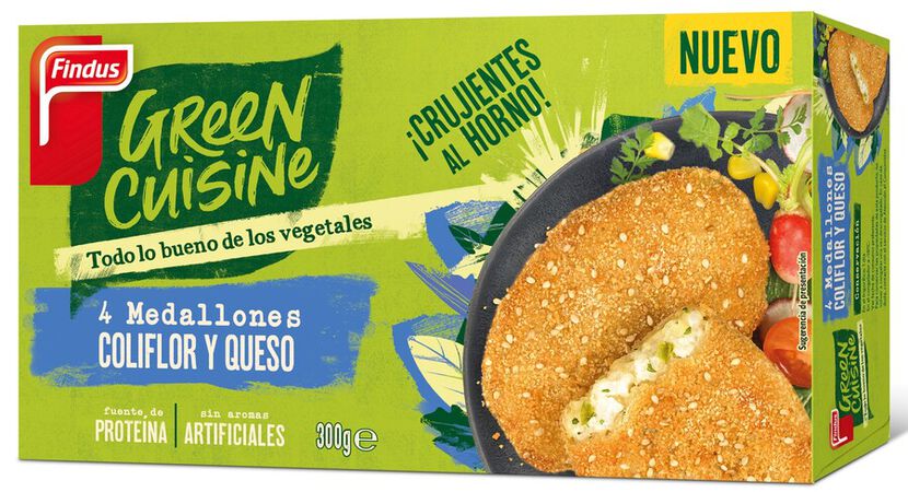 Medallón Green Cuisine Findus 4 uds coliflor y queso