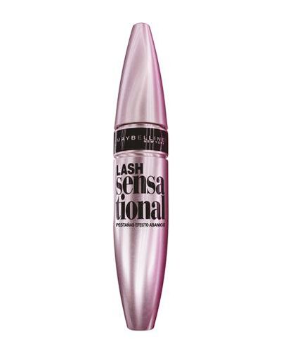 Máscara de pestañas Maybelline lash sensational intense black pearl efecto abanico