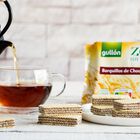 Barquillo relleno crema chocolate s/azúcar Gullón 180g