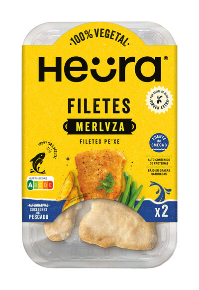 Filetes de Merluza 100% vegetal Heura 160g