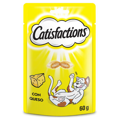 Sanck para gato con queso Catisfafaction 60g