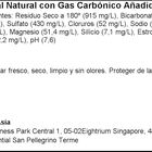Agua con gas San Pellegrino 1l
