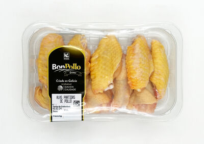 Alas de pollo partidas Bon Pollo 600g aproximadamente