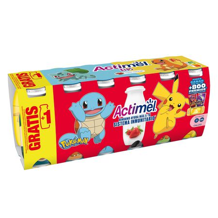 L Casei Actimel Danone pack 12 fresa