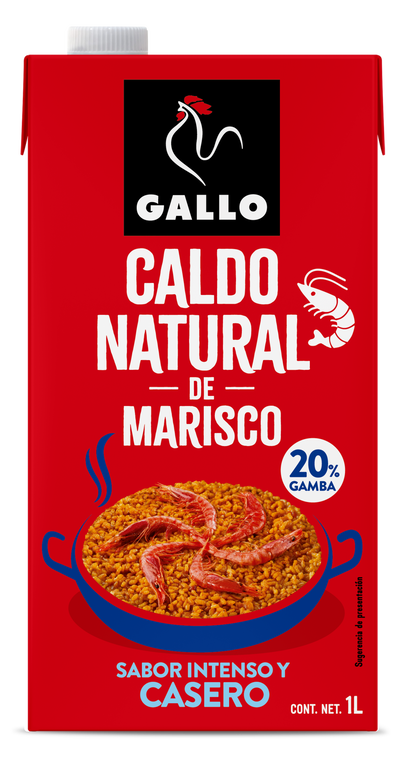 Caldo natural de marisco Gallo 1l