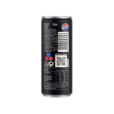 Refresco Cola Zero Pepsi 300ml Cherry