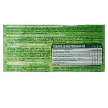 Lasaña Maheso green moments 280g boloñesa