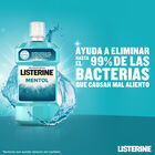 Ejuague bucal sin alcohol Listerine 250 ml mentol