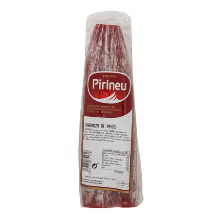 Longaniza de payés Pirineu pieza 230g