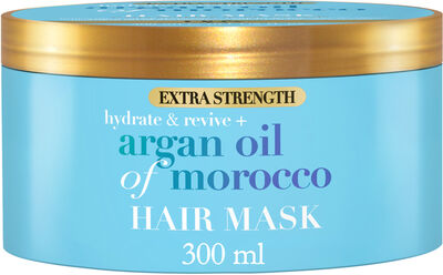 Mascarilla Aceite de Arg&aacute;n de Marruecos OGX Extra Strength, Hidrata y Repara, 300 ml