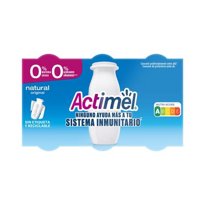 Actimel 0% MG pack 6 natural