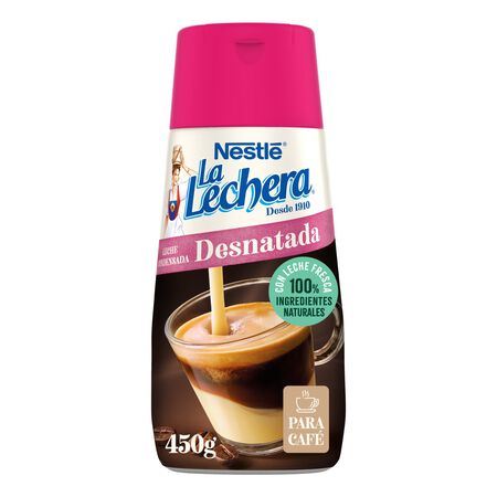 Leche condensada La Lechera 450g desnatada sirve fácil