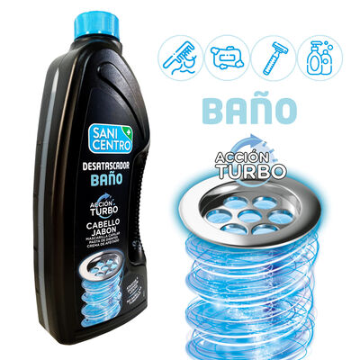 Desatascador Ba&ntilde;o Acci&oacute;n Turbo Sanicentro