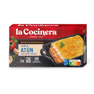 Lasa&ntilde;a La Cocinera at&uacute;n 500g