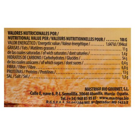 Regañas integrales bio Flor De Espelta 150g