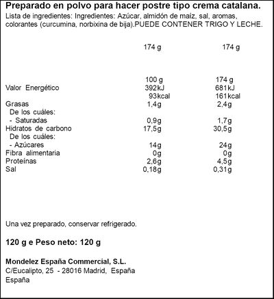 Crema catalana Royal 120g