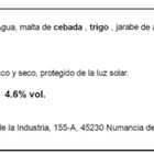 Cerveza Madrí botella 33cl excepcional