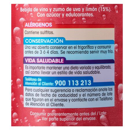 Tinto de verano Alipende 1,5l limón