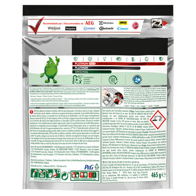 Detergente en pastillas para lavavajillas Fairy Platinum plus Lim&oacute;n 15+15 uds