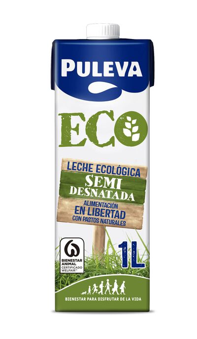 Leche eco Puleva 1l semidesnatada