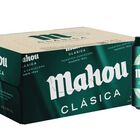 Cerveza rubia Mahou Cl&aacute;sica pack 12 latas 33cl 