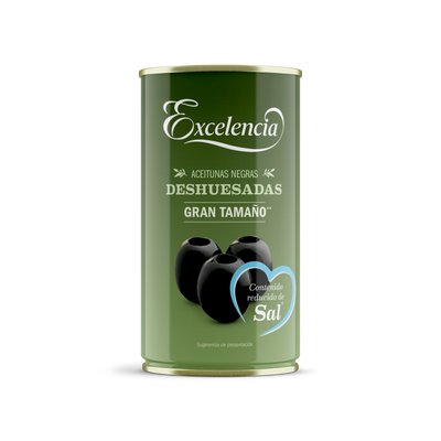 Aceituna negra sin hueso Excelencia 150g