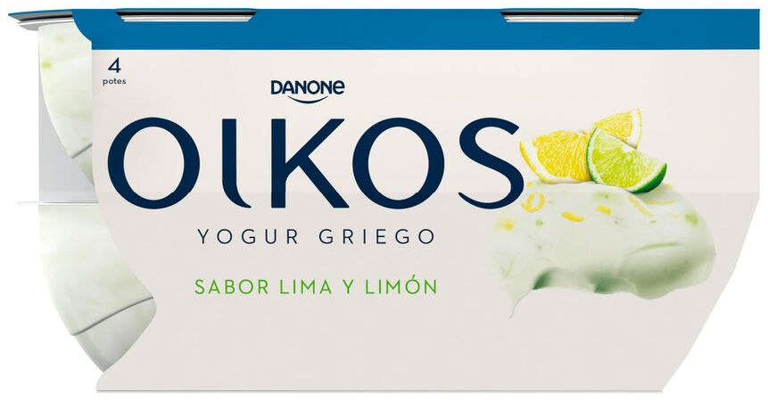 Yogur estilo griego Oikos pack 4 lima limón