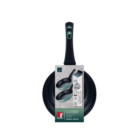 Lote Sartenes Aluminio Bergner 2U Verde