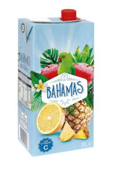 Bebida Multifrutas Brik Bahamas 2L