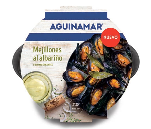 Mejillón cocido albariño Aguinamar 500g