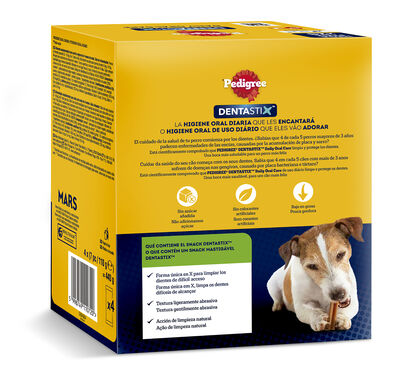 Pedigree Dentastix Snack Dental para la Higiene Oral de Perros Pequeños 4 x 28ud