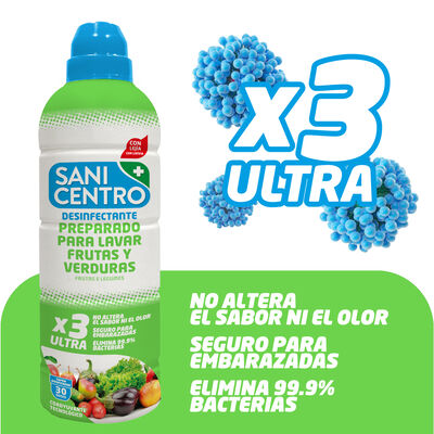 Desinfectante para lavar fruta-verdura Sanicentro 750ml