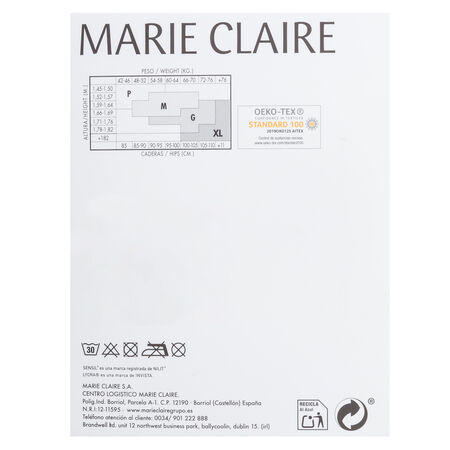 Leggings pitillo moldeador Marie Claire talla grande negro