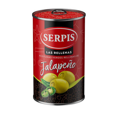 Aceituna rellena de jalape&ntilde;o Serpis 130g