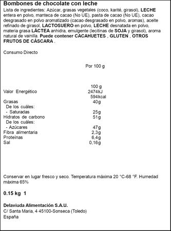 Bombones Cacaolat Delaviuda 150g