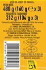 Atún en aceite de girasol Alipende XXL Pack3